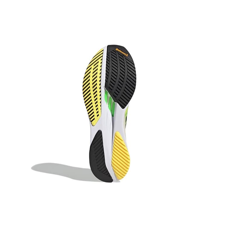 adidas Мужские кроссовки для бега Adizero Boston 11, низкие, зеленые, GX6650