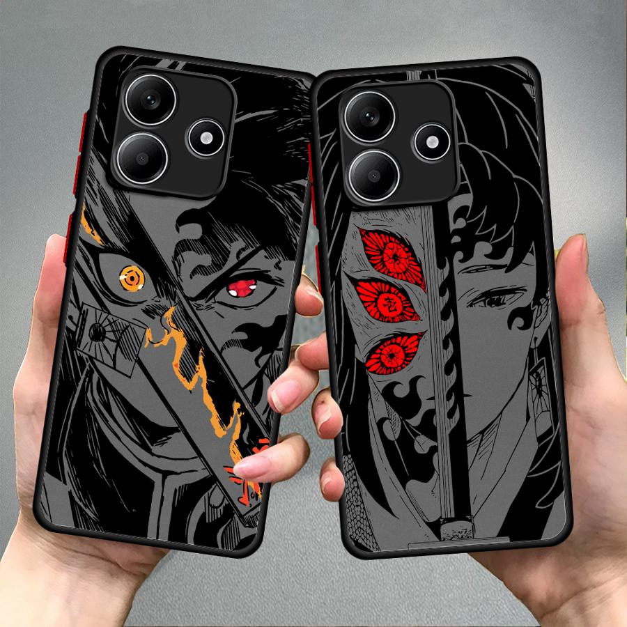 Горячий чехол с аниме Д-емон Убийца для Xiaomi Redmi Note 14 11 14C A4 13C 10 9S 12 13 Pro Plus Funda Задняя крышка телефона