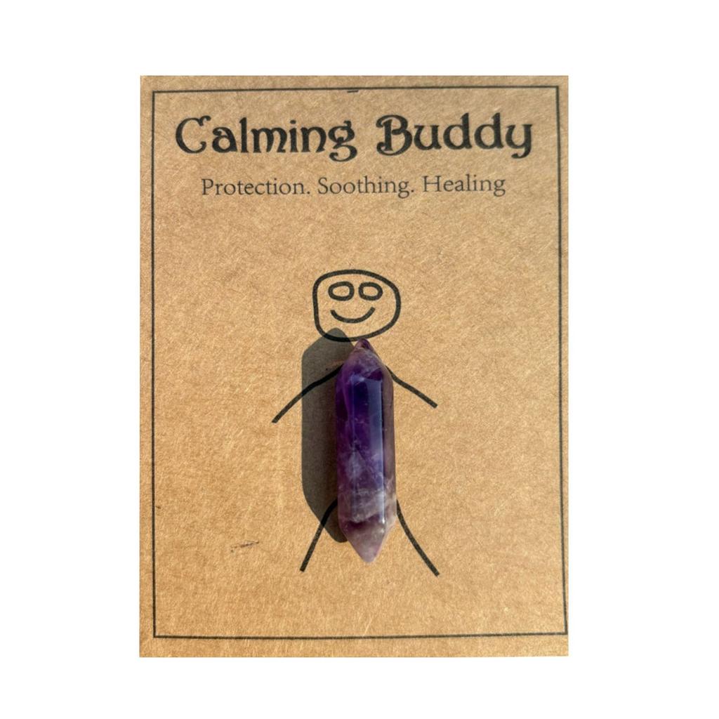 Natural Crystal Pillar Double Pointed Hexagonal Pillar Ornament Healings Crystal Card Creative Gifts