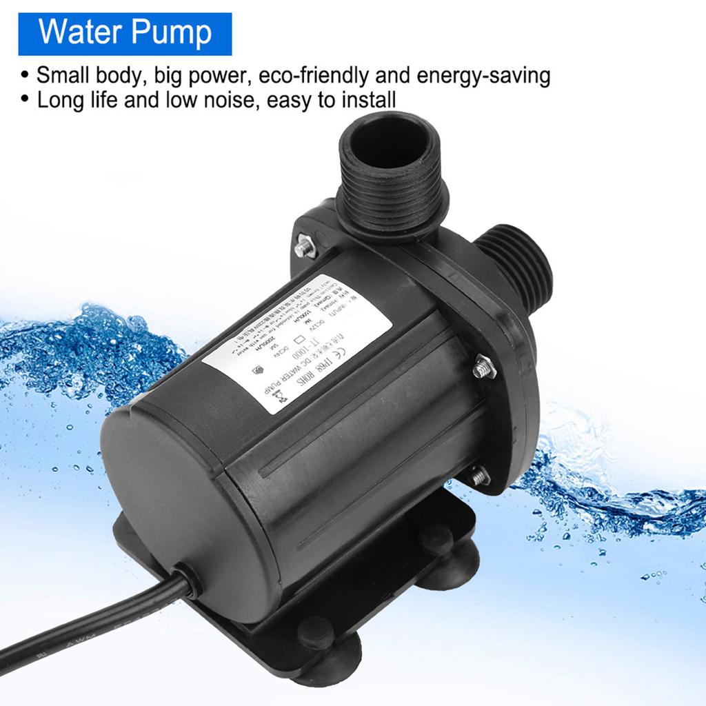 Mini High Hydraulic Head DC Brushless Submersible Water Pump 24V 20 Celsius 90 Celsius