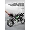 Большой размер 1/9 Kawasaki H2R Симуляция Спрей Модель Мотоцикла Игрушка Симуляция Сплав Модель Мотоцикла Мальчик Коллекция Автомобилей Ручная работа Подарок