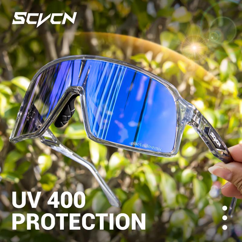 SCVCN Sale Photochromic Outdoor Cycling Sunglasses MTB Glasses Bike Cycling UV400 Glasses Men Women Road Bicycle Sports Eyewear 7