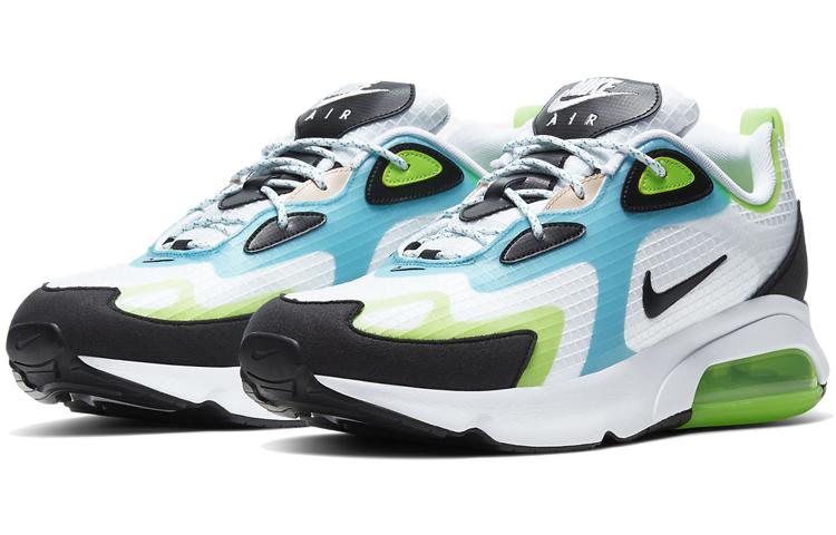 Nike Air Max 200 Белый Электрический Зеленый Лазурный