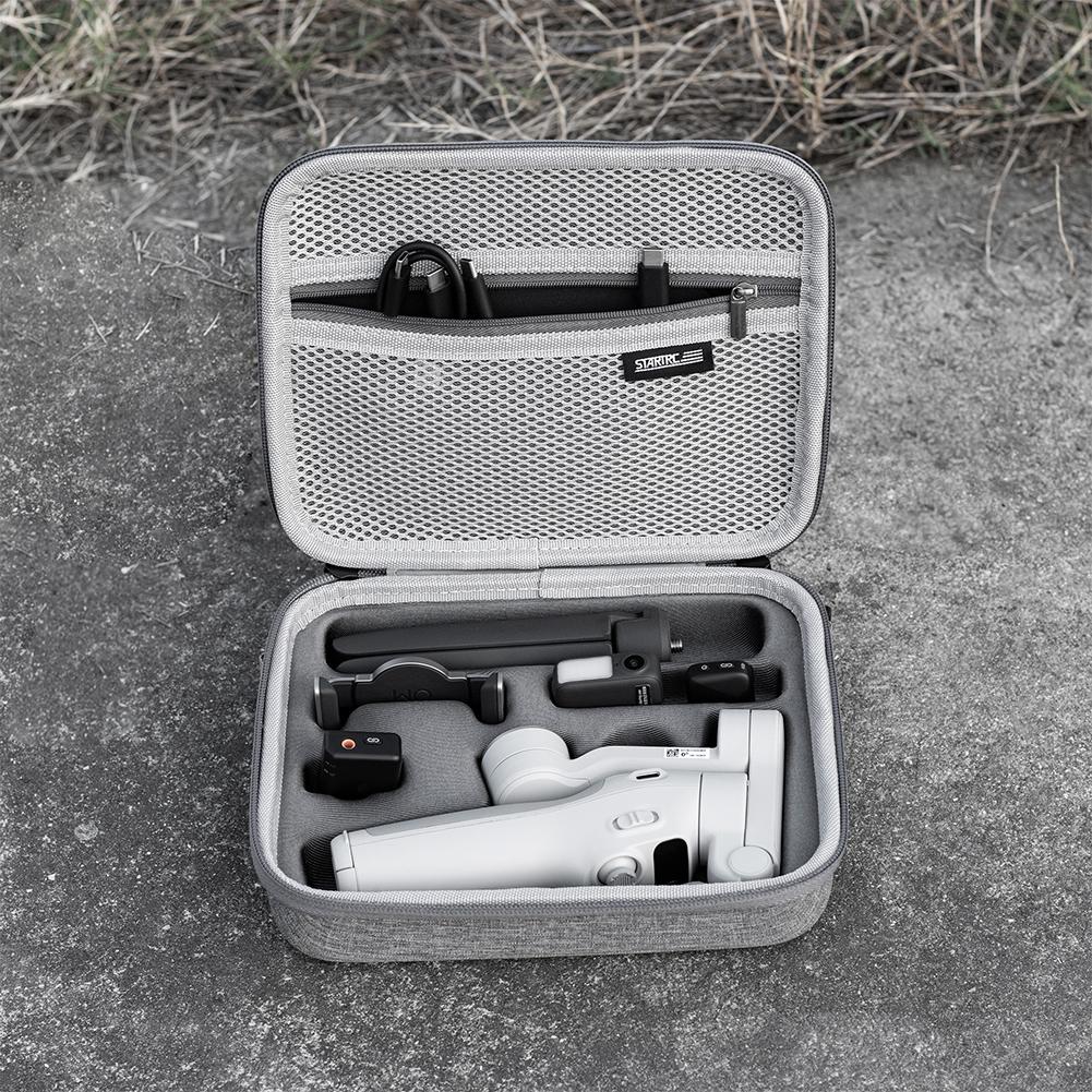 For DJI Osmo Mobile 7/7 Pro Carrying Case Shockproof Protective Handbag Travel Case Shoulder Bag for Handheld Gimbal&Accessories