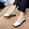 Fashion Fashion Flat Women Sandals Low Heel Roman Shoes with Simple Design for Daily Commuting,fairy Style Casual Single Shoes for Women