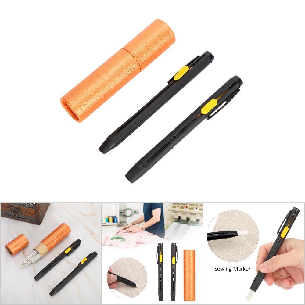 2pcs Natural Fading Tailor Fabric Marker Erasable Disappearing Pencil Clothing Garment DIY