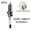 22401-5M015 PLFR5A-11 6pcs/lot Iridium Spark Plug Fit For Suzuki Nissan Infiniti FX35 FX45 22401-5M016 PLFR6A11