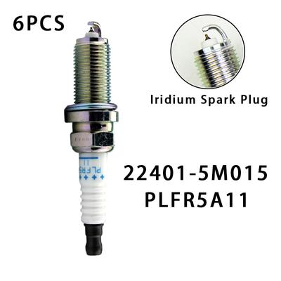 22401-5M015 PLFR5A-11 6 шт./лот иридиевые свечи зажигания подходят для Suzuki Nissan Infiniti FX35 FX45 22401-5M016 PLFR6A11
