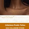 DIY Collarbone Freckle Tattoo Butterfly Star Dots Heart Face Tattoo Sticker  Make Up