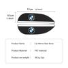 JKGN2 2pcs Car Side Rearview Mirror Rain Eyebrow Sun Visor Protector For BMW 1 3 5 7 Series M F01 F20 F10 F13 E52 E53 E60 E93