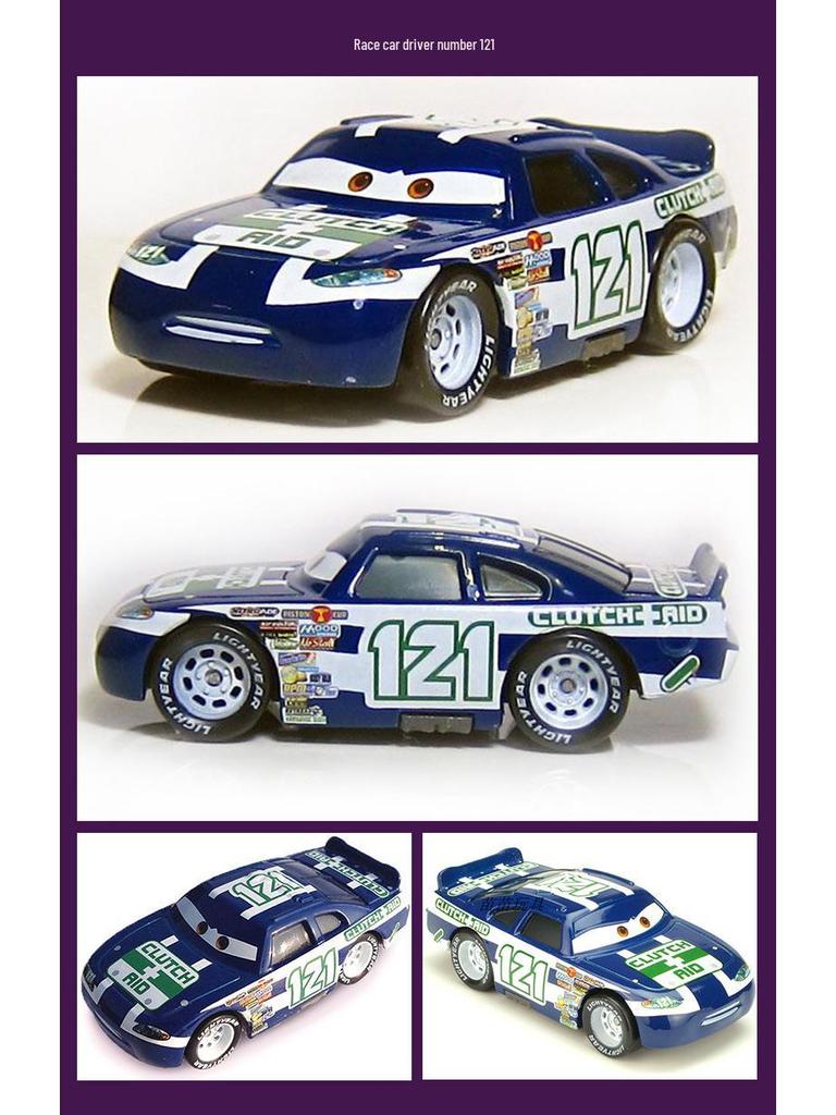 Смешанная партия металлических моделей гоночных автомобилей: Белое яблоко 51, 4, 8, 28, 36