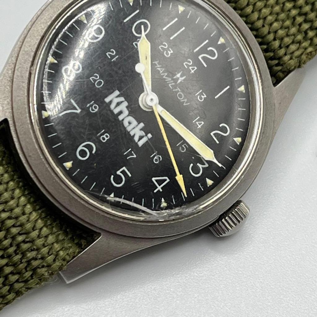 Used Ultra Rare HAMILTON Khaki 9219 Manual Wind Watch
