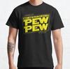 Pew Pew Classic Christmas Gift Made in USA T-Shirt S-3XL Unisex T-Shirt