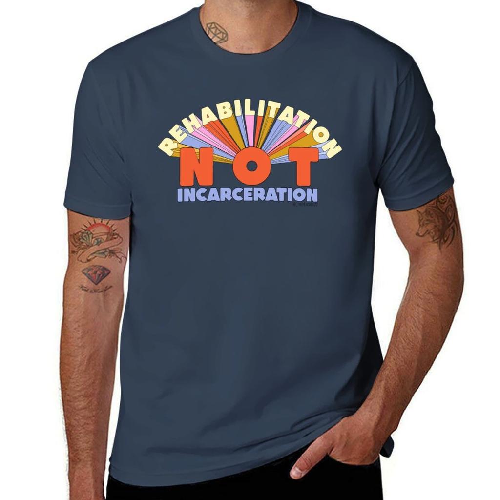 Rehabilitation Not Incarceration The Peach Fuzz Tshirt Simple Graphic Design Tshirt