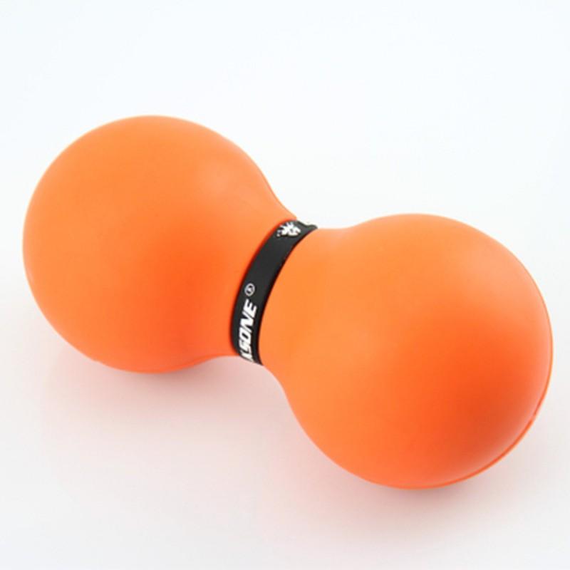 Dual Rubber Massage Ball Myofascial Release Yoga Fitness Deep Tissue Trigger Point Therapy