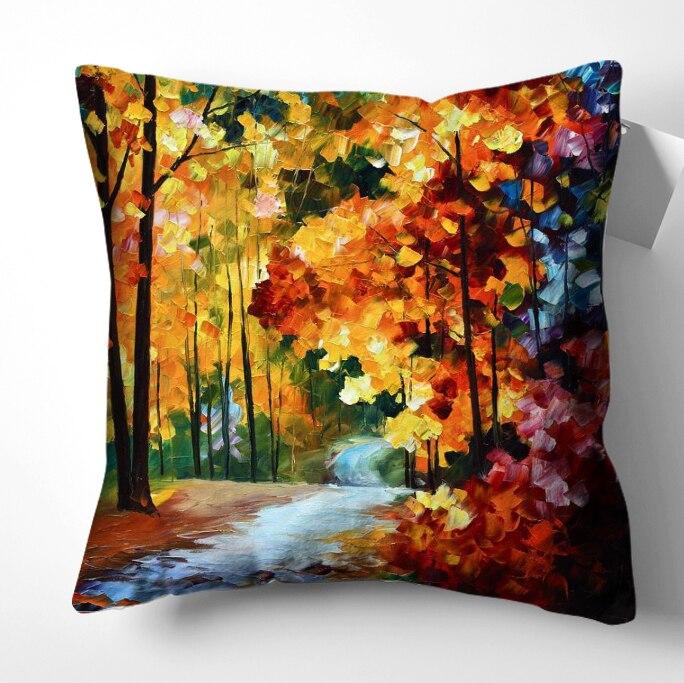 Художественная роспись наволочка наволочка наволочка домашний декор подушки диван декор гостиной
