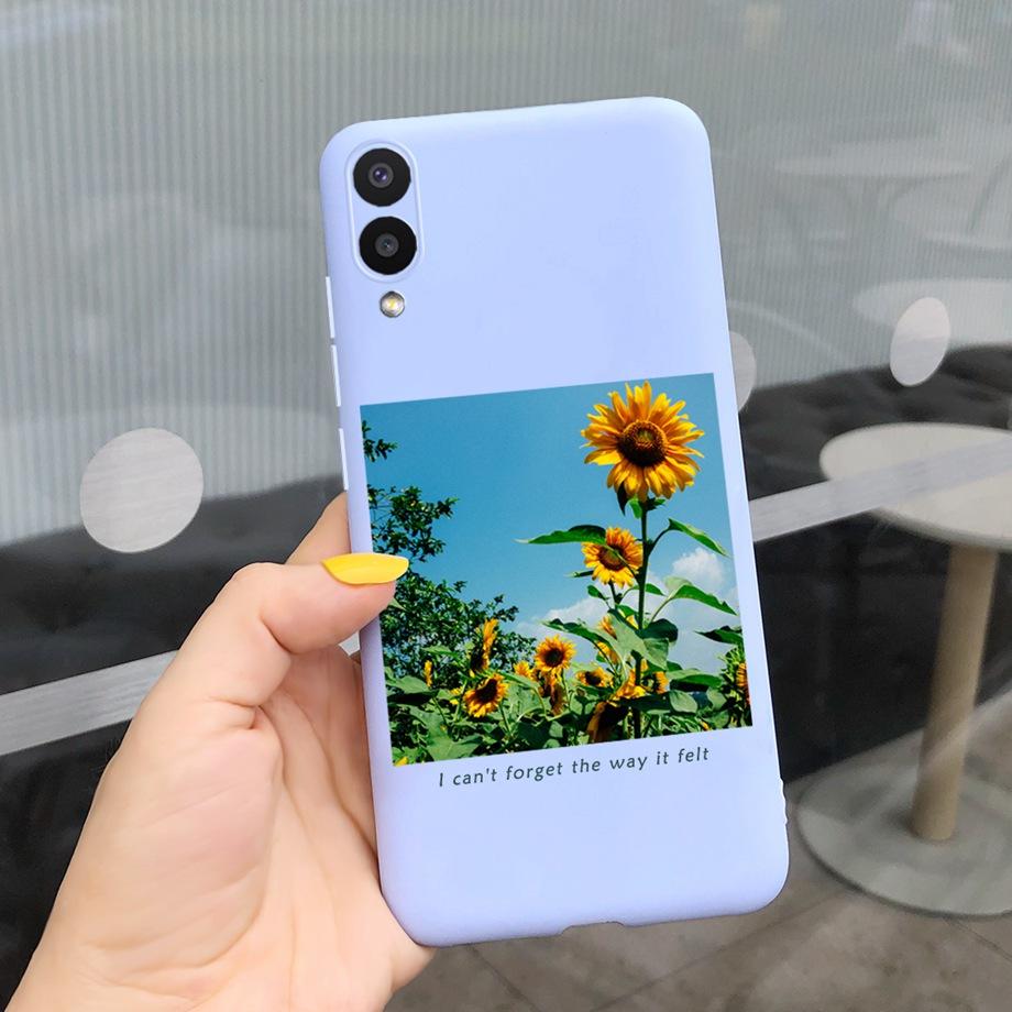 Чехол для Samsung Galaxy A02 A02S M02 M02S F02S Цветок Силиконовый Мягкий ТПУ Задняя крышка Для Samsung A02 A02s A025F A 02 s Чехол для телефона