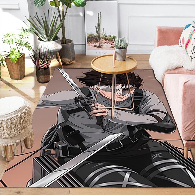 Attack on Titan Rug Floor Mat for Living Room or Bedroom Soft and Comfortable Carpet a Gift for Birthday and Holiday.NFF0928274