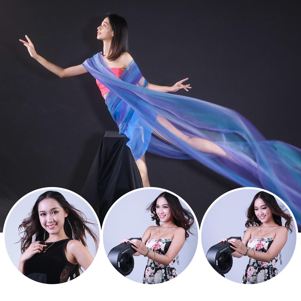 NiceFoto SF05 Studio Photography Wind Hair Blower Stream Fan for Taking Fashion Portrait Photos