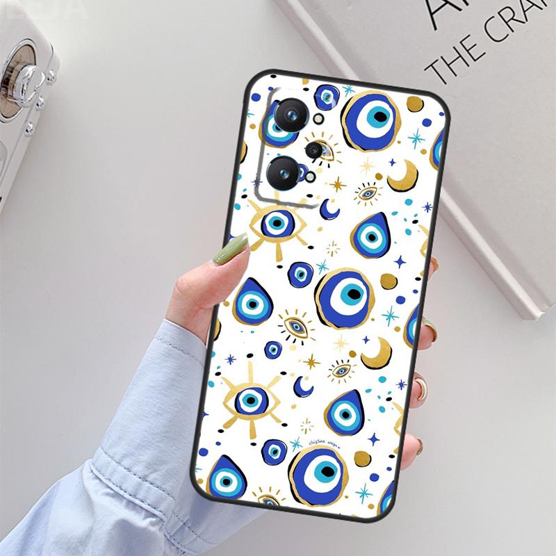 Чехол с Глазом Фатимы для Realme 14 12 10 11 13 Pro Plus GT 6 6T 5 GT7 Pro C61 C55 C51 C21Y C25S C67 C75 C53