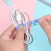 5pcs Soft Headphones Organizer Cord Clip Earphone Cable Ptotector USB Wire Tie 4 Holes Cable Winder