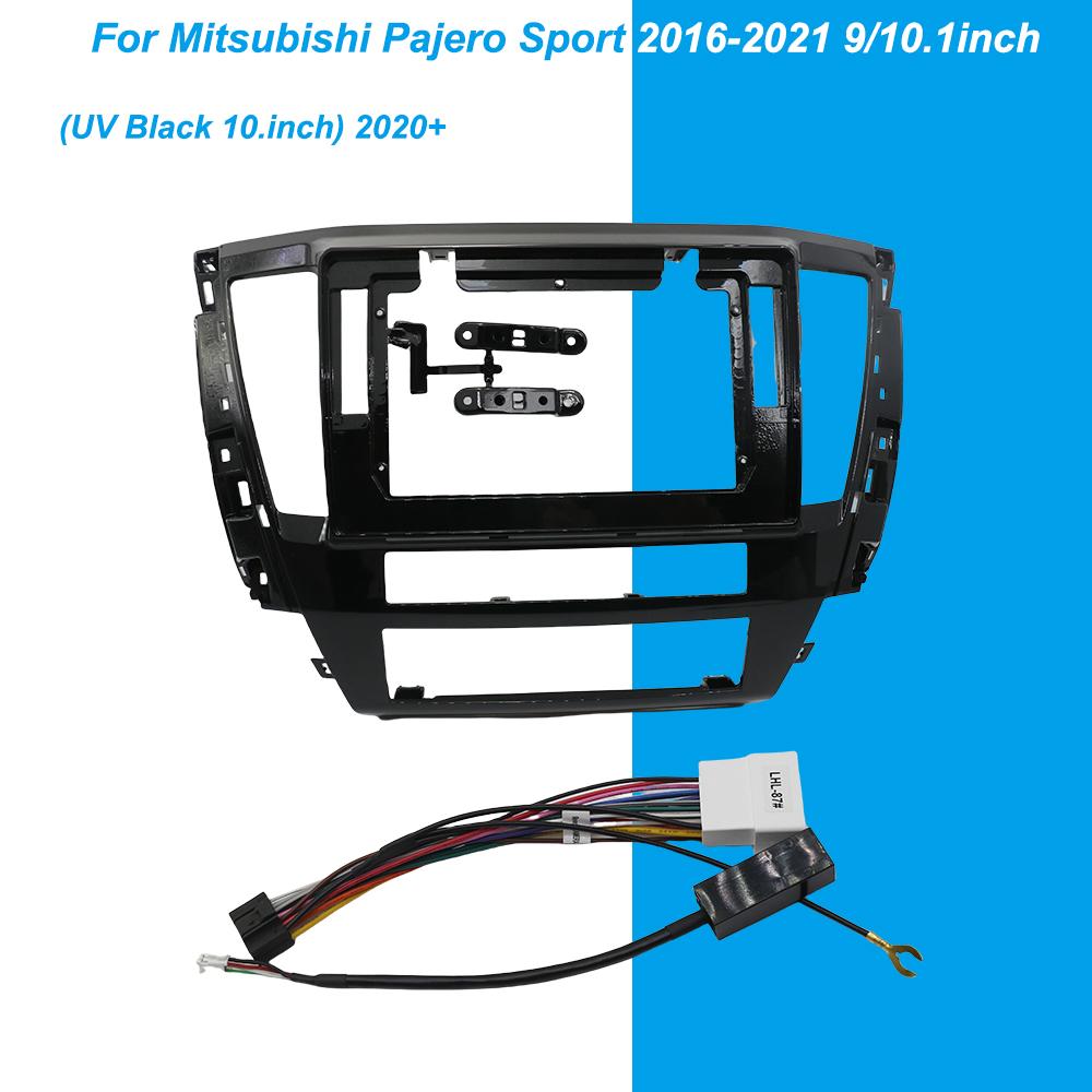 Для Mitsubishi Pajero Sport 2016-2021 Комплект установочной панели Адаптер Android-радио Панель приборов Рамка для автомобиля 9/10.1 дюйма
