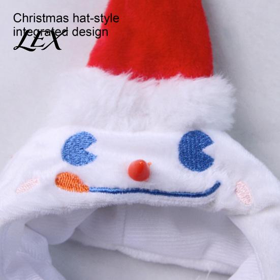 Decorative Pet Hat for Parties Christmas Snowman Cats And Small to Medium Dogs, Soft Dog Plush Festive Costume Accessory with Embroidered Details