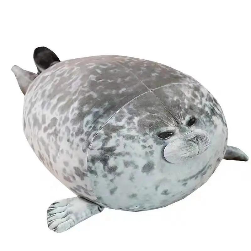 20 см Angry Blob Seal Pillow Chubby 3D новинка кукла морского льва плюшевая мягкая игрушка детская подушка для сна подарки для детей девочек