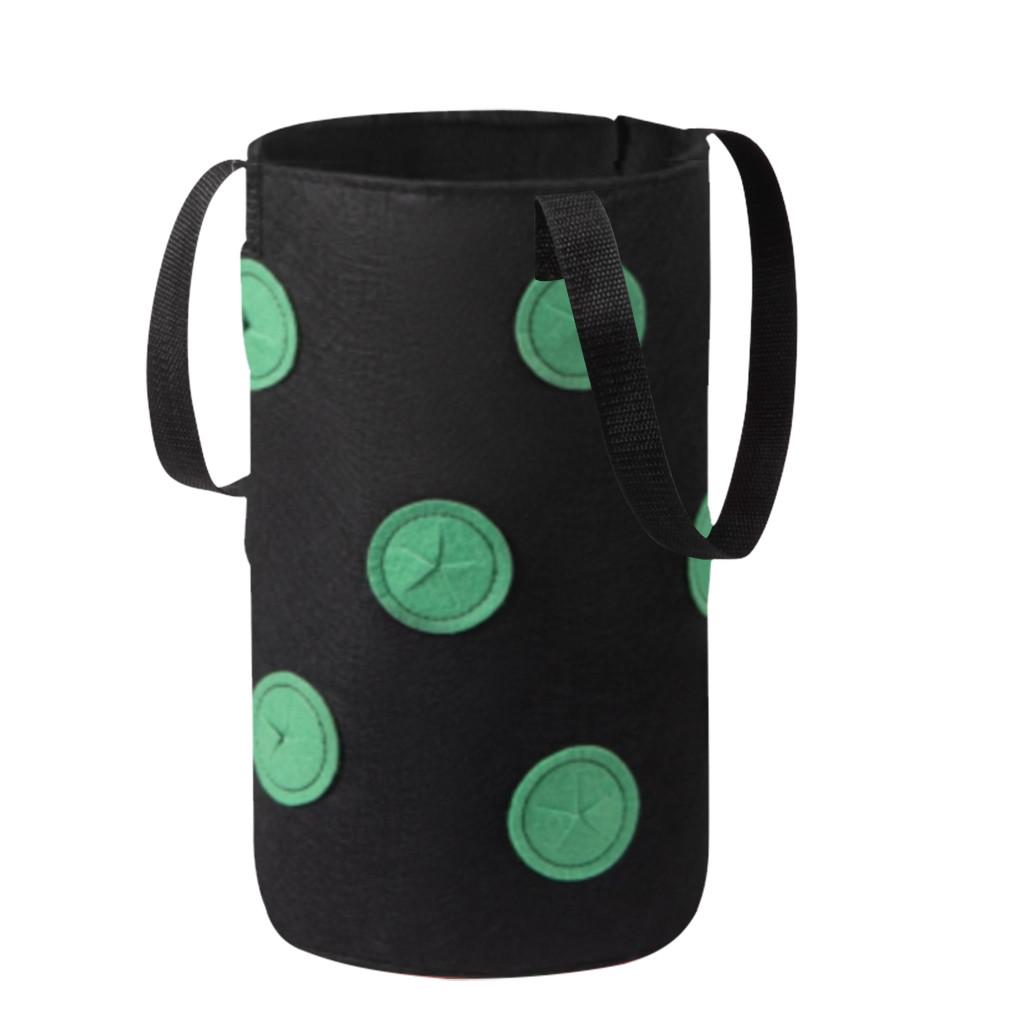 CHASOEe Подвесная фетровая ткань для посадки клубники, контейнер для посадки, сумка, утолщенный садовый горшок