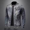 2024 High Quality Spring Men Fashion Handsome Casual European and American Zipper Denim Jacket M-4XL