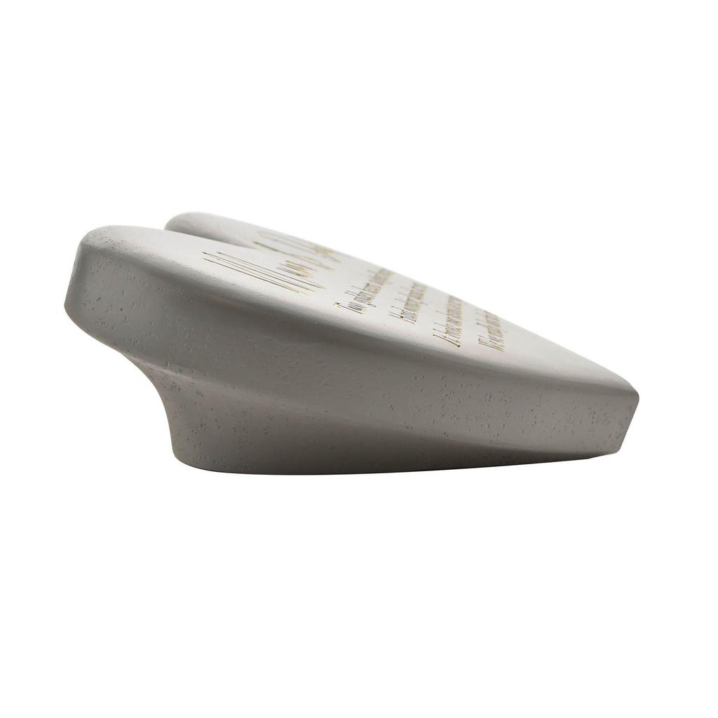 Thoughts of You Memorial Graveside Heart Plaque - Mum & Dad