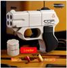 Carrot Toy Gun Shell Ejection Soft Bullets Launcher Mini Size Manual Firing Portable Pistol Model Children Adult Gift