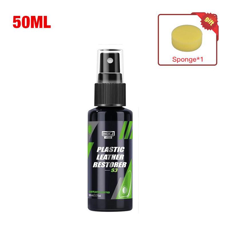 Детейлер интерьера Hgkj S3 Пластиковый реставратор кожи Быстрое покрытие для восстановления салона автомобиля Кондиционер для обновления кожи