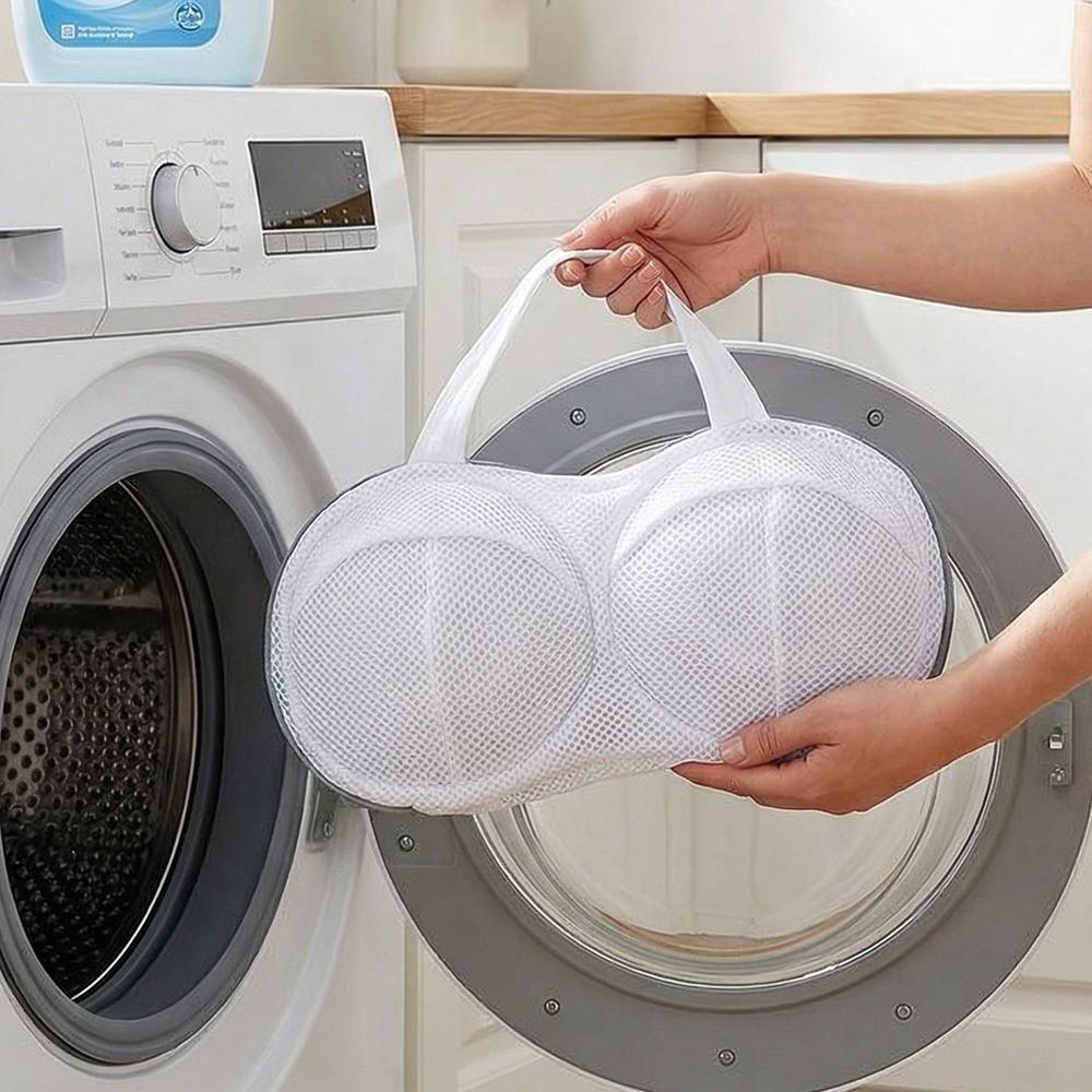 Anti-Deformation Underwear Laundry Bag Zippered Closure Bra Mesh Bag Underwear Cleaning