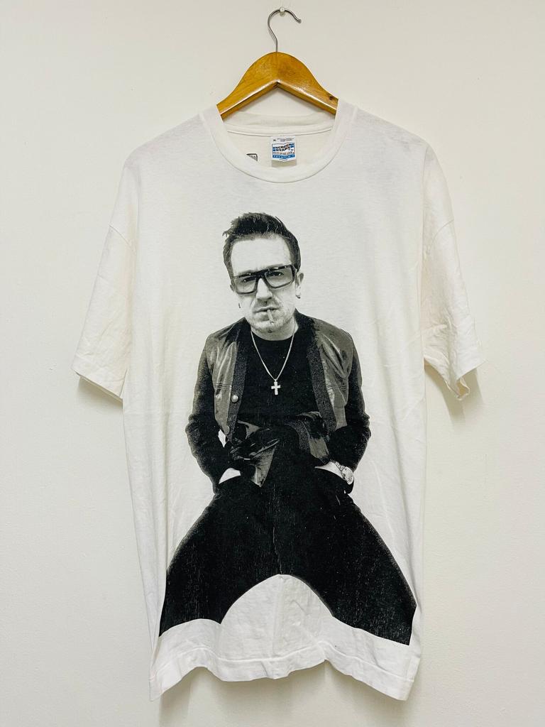 Vintage 90’s U2 “Pop Mart 1997 CONCERT Film T-Shirt / Bono / Pop / Indie Pop / Rare / Streetwear / White / XL