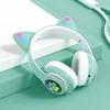 Cat Ear Luminous Headset STN-28 Girls' Cute E-sports Game Wireless Headset Bluetooth Headset