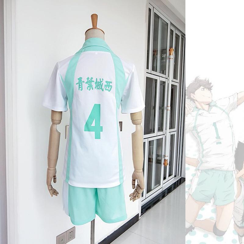 Аниме Косплей Костюм Волейбол Юниор Аоба Джониши Средняя школа Чуан Тору Ролевая Игра Джерси Команда Косплей Униформа
