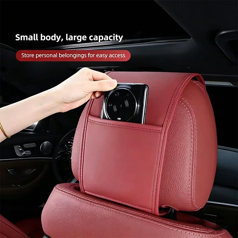2Pcs Car Seat Pillow Cover Auto Headrest Protective Shell For VW Polo Golf T5 Caddy T4 Touran Golf GTI Passat CC GTD Hub Cap