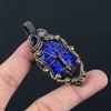 Tree Of Life Blue Sapphire Gemstone Pure Copper Wire Wrapped Handmade Pendant Jewelry For Christmas Gift
