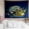 The-Nightmare-Before-Christmas Print Tapestry, Backdrop, Easy Setup, Ideal for Bedroom, Office & Living Room, with Aesthetic Wall Hanging Decor.
