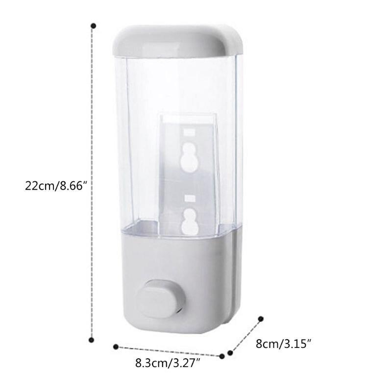 500ml Wall Soap Dispenser Wall Soap Dispenser Shampoo Press Transparent Balm Liquid Storage | Liquid Soap Dispensers