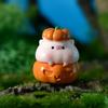Поделки Хэллоуин Призраки Тыквы Фигурки Мини Хэллоуин Фея DIY Смола Поделки Домашний Стол Комната Декор