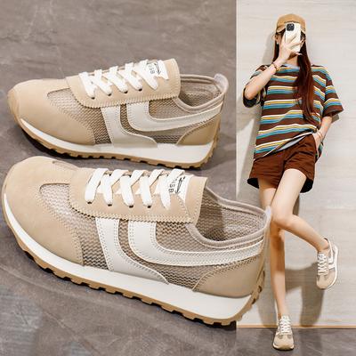 Корейская сетчатая удобная дышащая легкая роскошная мода - летние новые дышащие повседневные женские кроссовки 2025 года