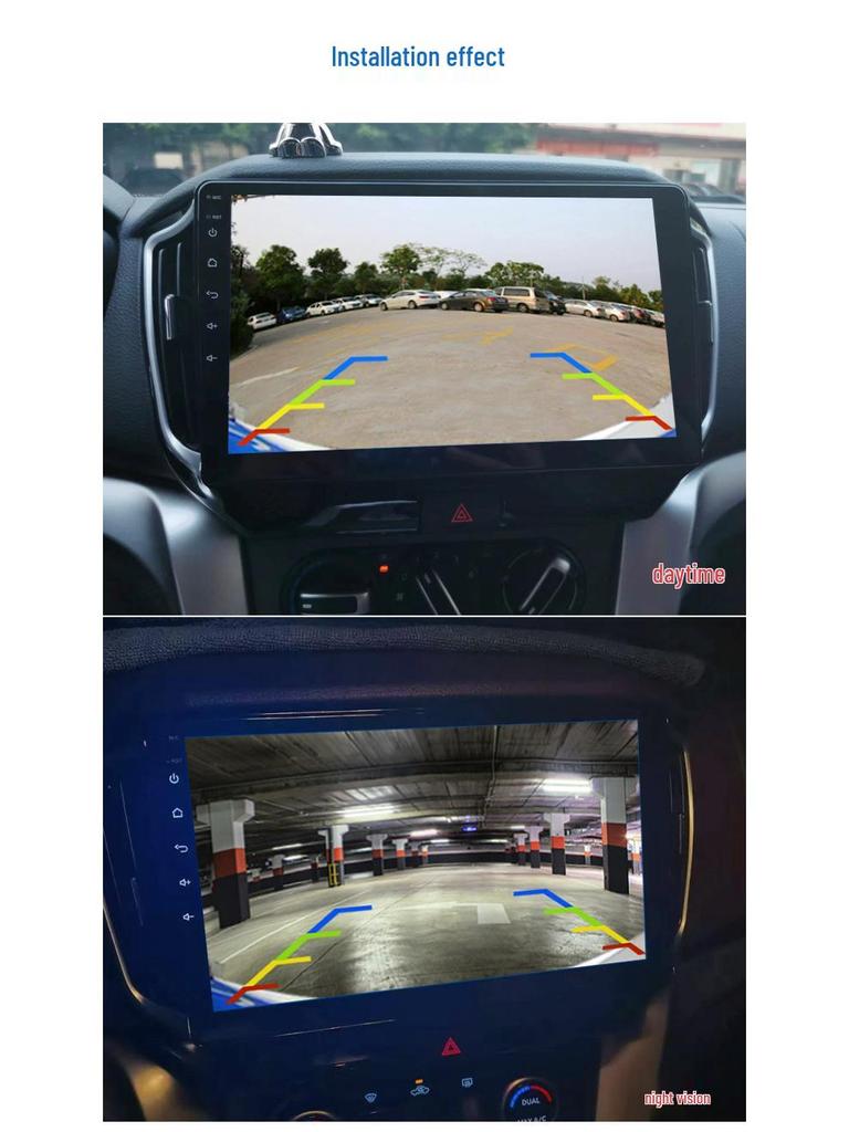 Автомобильная WiFi HD камера ночного видения, водонепроницаемая камера заднего вида с обнаружением слепых зон и беспроводным приемником 2.4G