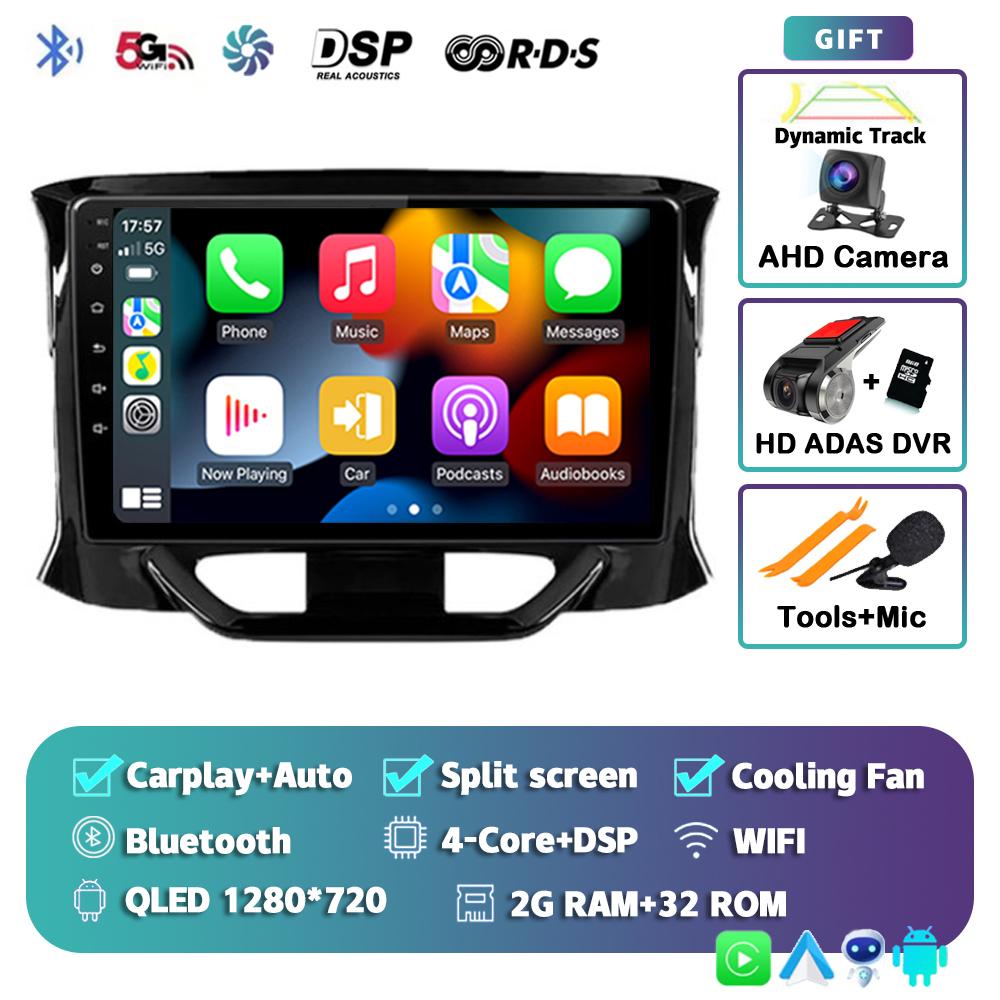 Android 14 Carplay Auto WIFI+4G Car Radio For LADA Xray X ray 2015-2019 Multimedia Video Player Navigation GPS Stereo 2din DVD