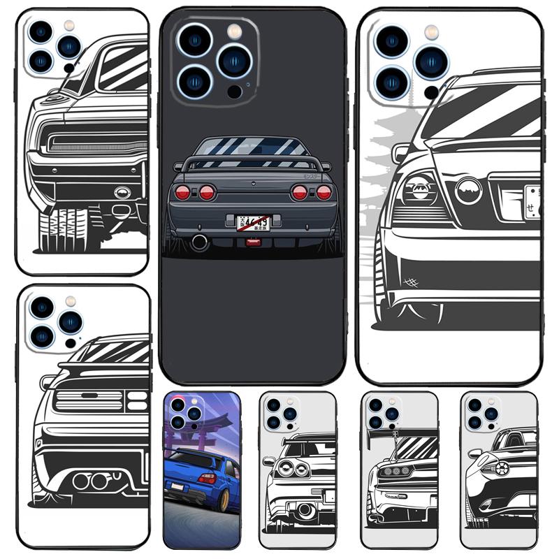 Чехол для телефона Realme 15 Pro GT7 10 11 12 13 14 Pro Plus C67 C65 C63 C61 C55 C53 C51 C35 C71 C75 с рисунком в стиле JDM
