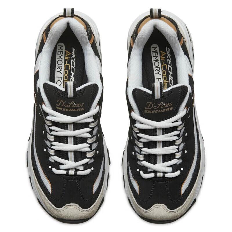 Skechers Женские ретро кроссовки на платформе с пандой