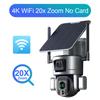 LS VISION 8MP 20X Optical Zoom 4G Solar Camera Dual Screen Wireless Outdoor 4K WiFi PTZ Human Auto Tracking Surveillance Cameras