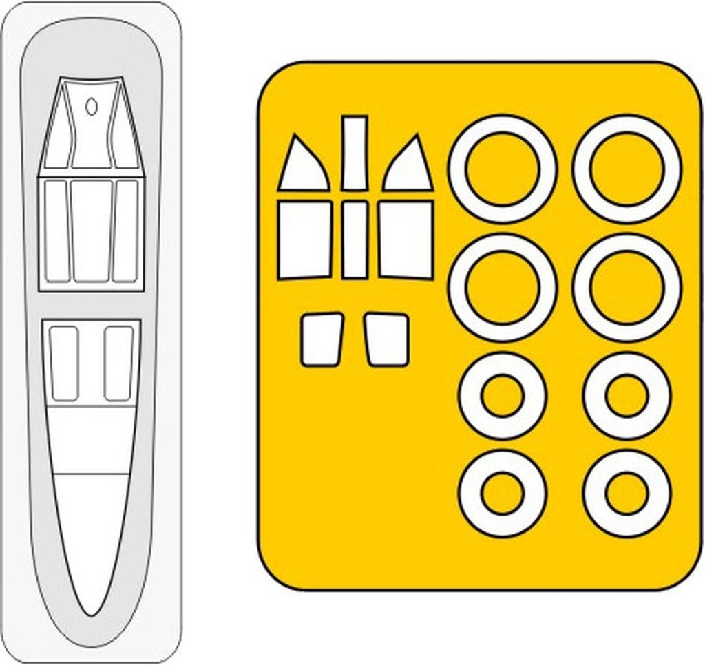 Dead Design Models Nakajima Type 97 Fighter Type A Vacuum Mask Seal Plastic Model Parts DDMCM72016 1/72 Canopy/Painted (For Hasegawa)