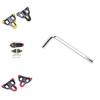 Bicycle Road Cleat Set With Abs Material For Cycling Shoes And Pedal Locking System